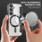 For Samsung Galaxy S25 Magnetic Case RFID Blocking Leather Phone Cover - Black - 4