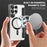 For Samsung Galaxy S25 Ultra Magnetic Case RFID Blocking Leather Phone Cover - Black - 5