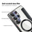 For Samsung Galaxy S25 Ultra Magnetic Case RFID Blocking Leather Phone Cover - Black - 7