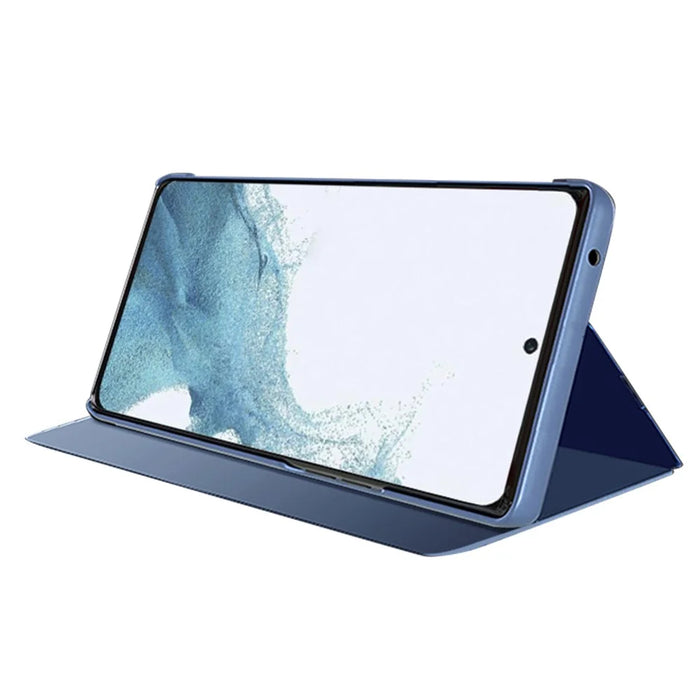 For Samsung Galaxy S25+ Flip Leather Cover with Stand Full Body Protective Phone Case - Blue - 2