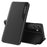 For Samsung Galaxy S25 Case View Window PU Leather Stand Cover - Black - 1