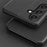 For Samsung Galaxy S25+ Case View Window PU Leather Stand Cover - Black - 5