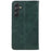 For Samsung Galaxy A36 5G Case Strong Magnetic PU Leather Phone Cover Calf Texture - Green - 7