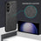 For Samsung Galaxy A36 5G Case Retro Leather Coated PC+TPU Phone Cover - Black - 2
