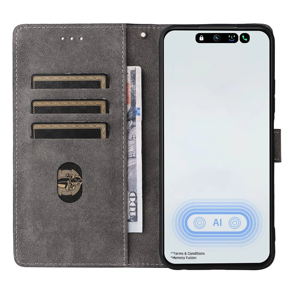 For TECNO Pova 6 Neo / Spark 30 5G KL8 Wallet Phone Case RFID Blocking PU Leather Flip Cover Stand View - Brown - 2