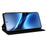 For vivo X200 Pro 5G Wallet Case Rhombus Imprinted Leather Phone Cover - Black - 3