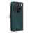 For vivo X200 Pro mini 5G Wallet Phone Case RFID Blocking PU Leather Flip Cover Stand View - Green - 7