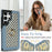 For Samsung Galaxy S24 Ultra Case with Card Holder, Kickstand, RFID Blocking PU+TPU Phone Back Cover - Blue - 6