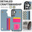 For Samsung Galaxy A15 5G  /  4G Case with Card Holder, Kickstand, RFID Blocking PU+TPU Phone Back Cover - Blue - 5