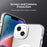 For iPhone 14 / 13 Case Compatible with MagSafe Color Splicing IMD TPU+PET+PC Mobile Cover - White - 7