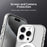 For iPhone 16 Pro Max Case Compatible with MagSafe Color Splicing IMD TPU+PET+PC Mobile Cover - White - 7