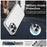 For iPhone 14 Pro Max Case PC+TPU+PET Matte Anti-Drop Phone Back Cover - White - 3