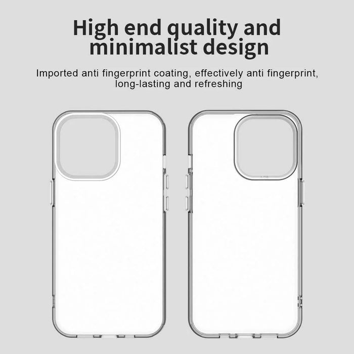For iPhone 14 Pro Max Case PC+TPU+PET Matte Anti-Drop Phone Back Cover - White - 7