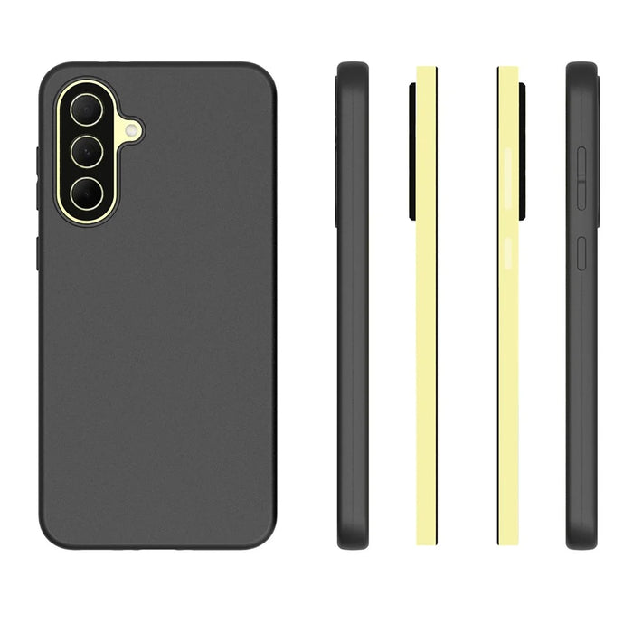 10Pcs / Pack For Samsung Galaxy A36 5G Case Anti-Fingerprint Soft TPU Protective Cover - Black - 6