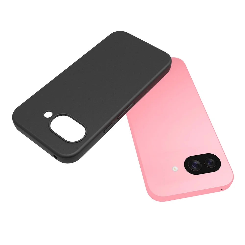 10Pcs / Pack For Google Pixel 9a Case Anti-Fingerprint Soft TPU Protective Cover - Black - 2