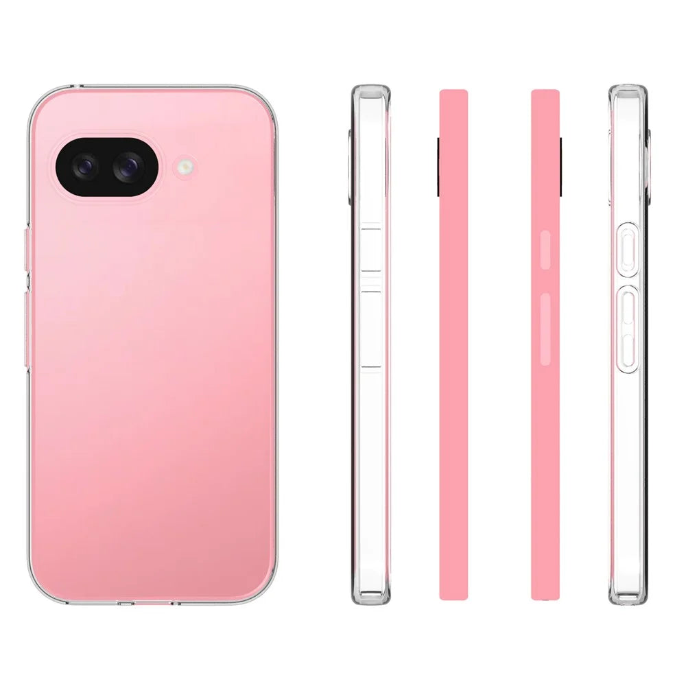 10Pcs / Pack For Google Pixel 9a Clear Case Watermark-Free TPU Protective Cover - 6
