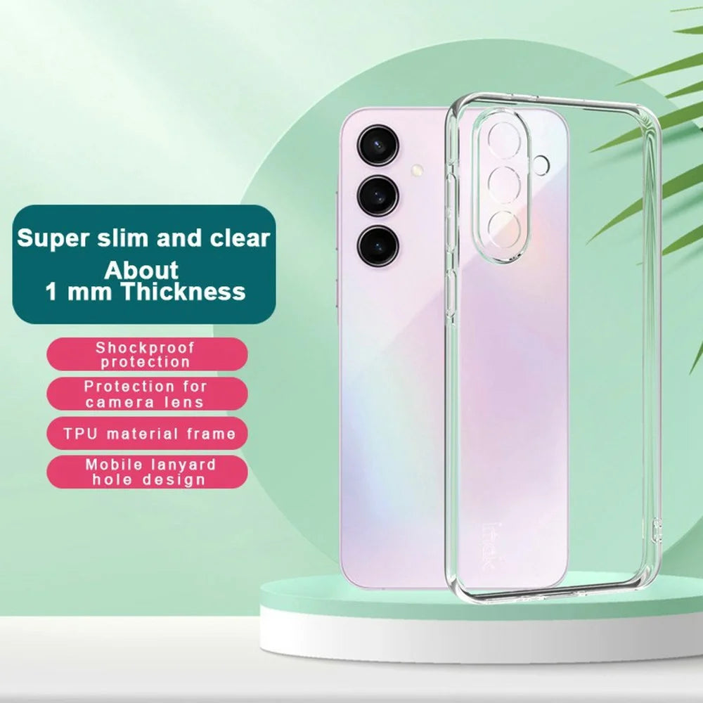 IMAK UX-5 Series For Samsung Galaxy A36 5G Clear Case Shockproof TPU Slim Phone Back Cover - 3