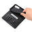 AZNS For Samsung Galaxy S25 Case Cowhide Texture PU Leather Wallet Phone Cover - Black - 6