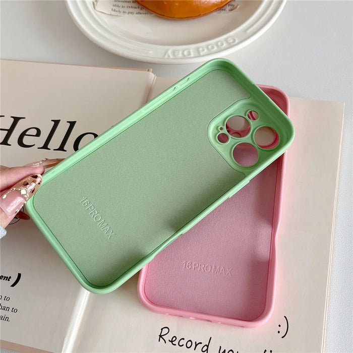 For iPhone 16 Pro Max Phone Back Case Scratch Resistant Silicone Mobile Cover - Black - 2