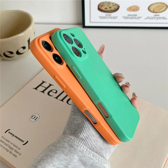 For iPhone 16 Pro Max Phone Back Case Scratch Resistant Silicone Mobile Cover - Black - 3