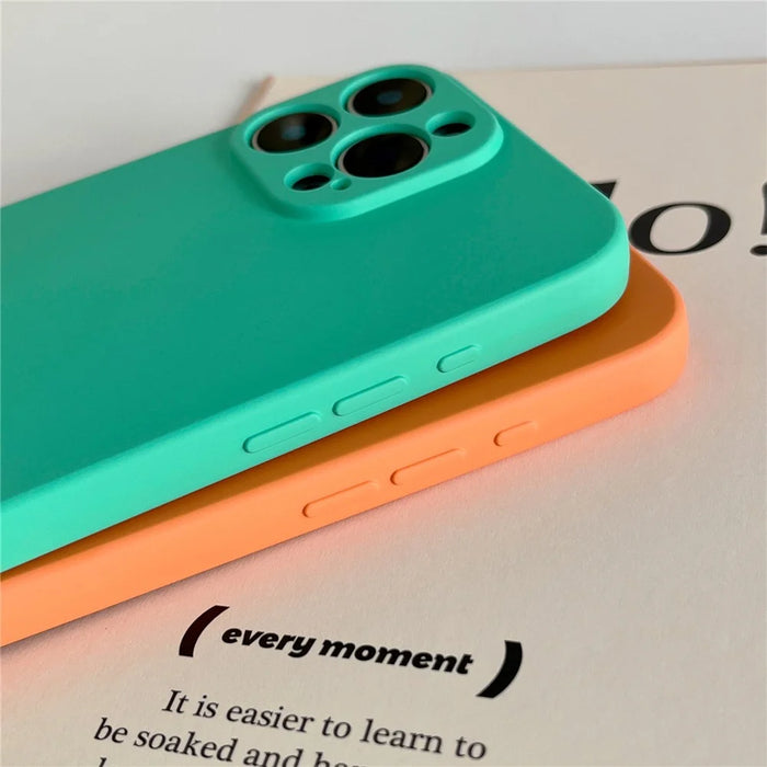 For iPhone 16 Pro Max Phone Back Case Scratch Resistant Silicone Mobile Cover - Black - 5