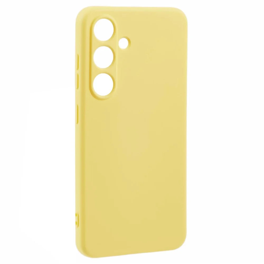 For Samsung Galaxy S25+ Case Arc Edge 2.0mm TPU Protective Phone Cover - Yellow - 3