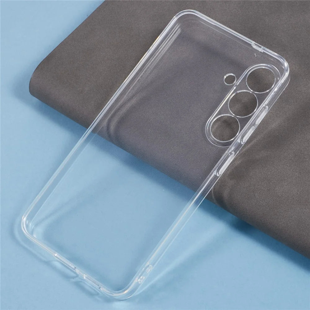 For Samsung Galaxy S25+ Case Watermark-Free 2.0mm Clear Phone TPU Cover - 3