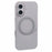 For iPhone 16 Plus Case Compatible with MagSafe Splicing Color Drop-Proof PC Phone Cover - Grey - 1