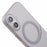 For iPhone 16 Plus Case Compatible with MagSafe Splicing Color Drop-Proof PC Phone Cover - Grey - 5