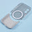 For iPhone 16 Plus Case Compatible with MagSafe Splicing Color Drop-Proof PC Phone Cover - Grey - 6