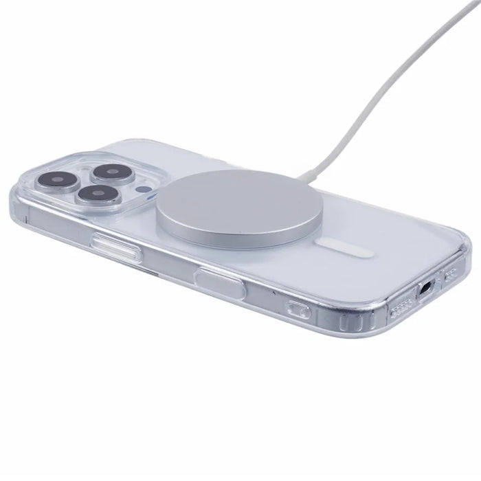 For iPhone 16 Pro Max Clear Case Compatible with MagSafe TPU+PC Back Cover - 4