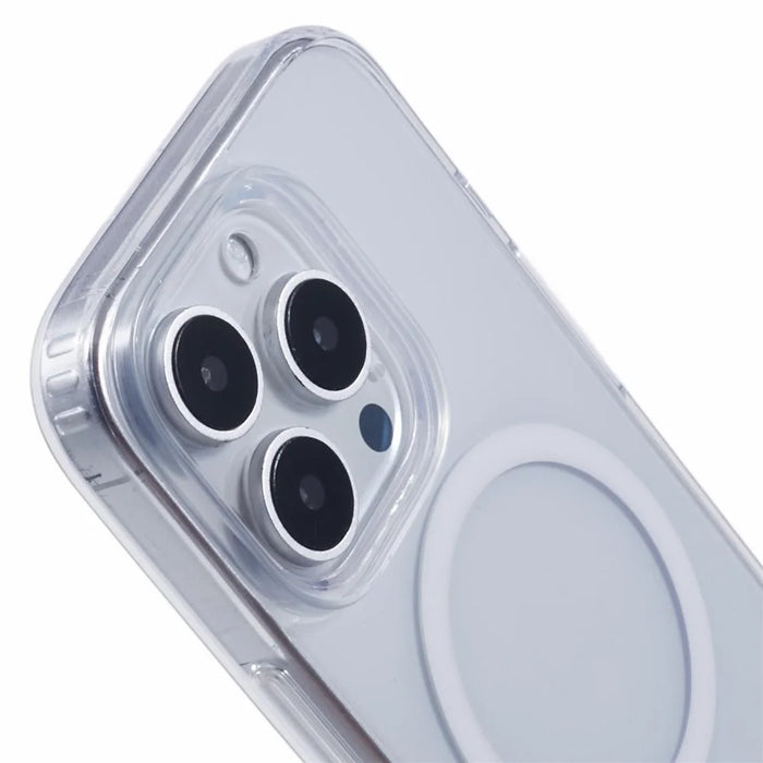 For iPhone 16 Pro Max Clear Case Compatible with MagSafe TPU+PC Back Cover - 5