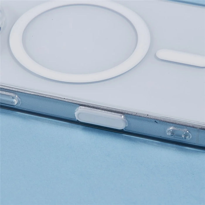 For iPhone 16 Pro Max Clear Case Compatible with MagSafe TPU+PC Back Cover - 6