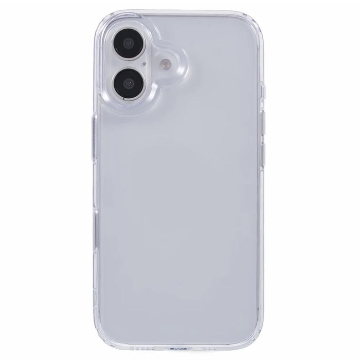 For iPhone 16 Plus Clear Case TPU+PC Back Cover with Touch Button Photography - 3