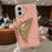 For iPhone 16 Plus Case Butterfly Kickstand TPU+PC Drop-Proof Phone Cover - Pink - 2