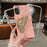 For iPhone 16 Plus Case Butterfly Kickstand TPU+PC Drop-Proof Phone Cover - Pink - 3