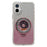 For iPhone 16 Case Compatible with MagSafe Gyro Design Glitter PC + TPU Phone Cover - Pink - 1