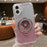 For iPhone 16 Case Compatible with MagSafe Gyro Design Glitter PC + TPU Phone Cover - Pink - 2