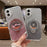 For iPhone 16 Case Compatible with MagSafe Gyro Design Glitter PC + TPU Phone Cover - Pink - 3