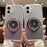 For iPhone 16 Plus Case Compatible with MagSafe Gyro Design Glitter PC + TPU Phone Cover - Pink - 6