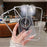 For iPhone 16 Plus Clear Case Compatible with MagSafe Gyro Design PC + TPU Phone Cover with Kickstand - Pink - 4