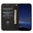 For Samsung Galaxy S25+ Case Woven Texture PU Leather Wallet Phone Cover - Black - 2