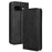 For Google Pixel 9a Leather Case Wallet Stand Retro Texture Phone Cover - Black - 1