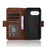 For Google Pixel 9a Leather Case Phone Wallet Cover with Multiple Card Slots - Brown - 5