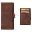 For Google Pixel 9a Leather Case Phone Wallet Cover with Multiple Card Slots - Brown - 6