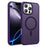 For iPhone 16 Pro Magnetic Case Compatible with MagSafe TPU+PC Phone Cover - Purple - 1