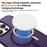 For iPhone 16 Pro Magnetic Case Compatible with MagSafe TPU+PC Phone Cover - Purple - 2