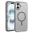 For iPhone 16 Plus Magnetic Case Compatible with MagSafe TPU+PC Phone Cover -  Grey - 1