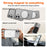 For iPhone 16 Plus Magnetic Case Compatible with MagSafe TPU+PC Phone Cover -  Grey - 3