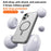 For iPhone 16 Plus Magnetic Case Compatible with MagSafe TPU+PC Phone Cover -  Grey - 7